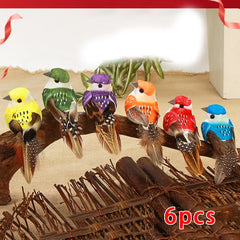 6 X Artificial Birds Fake