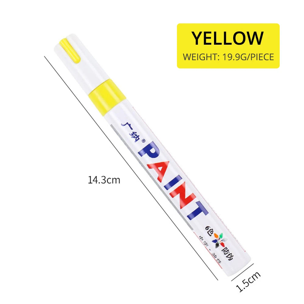Cars Wheel Tire Oily Mark Pen