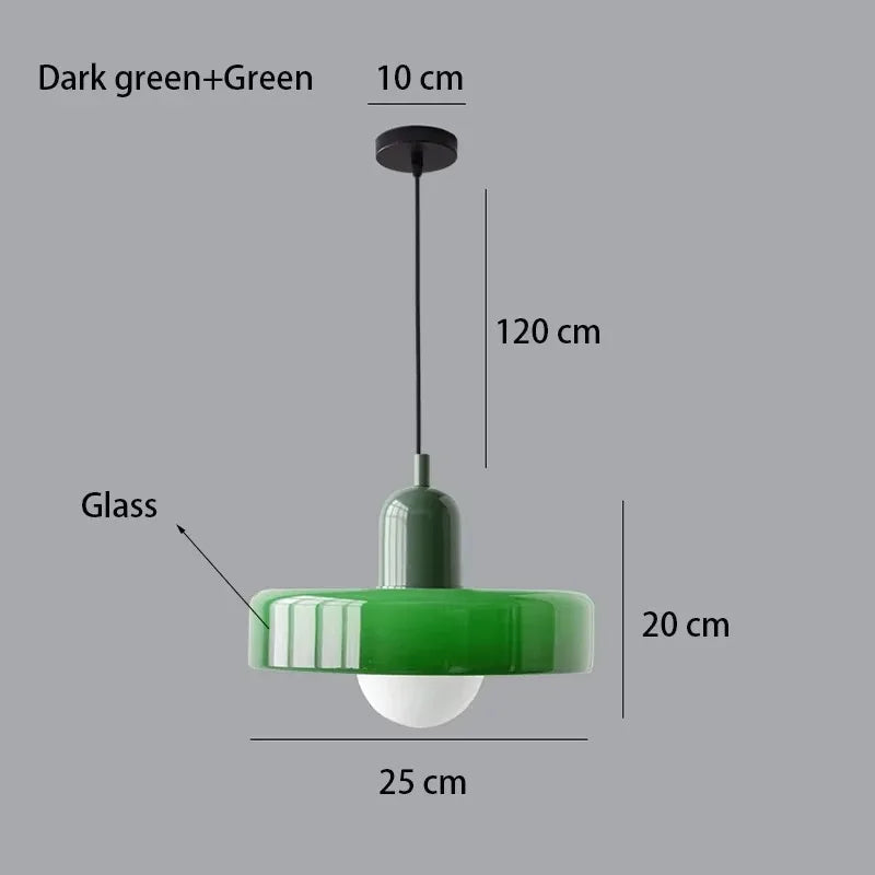 Retro Glass Pendant Lamps