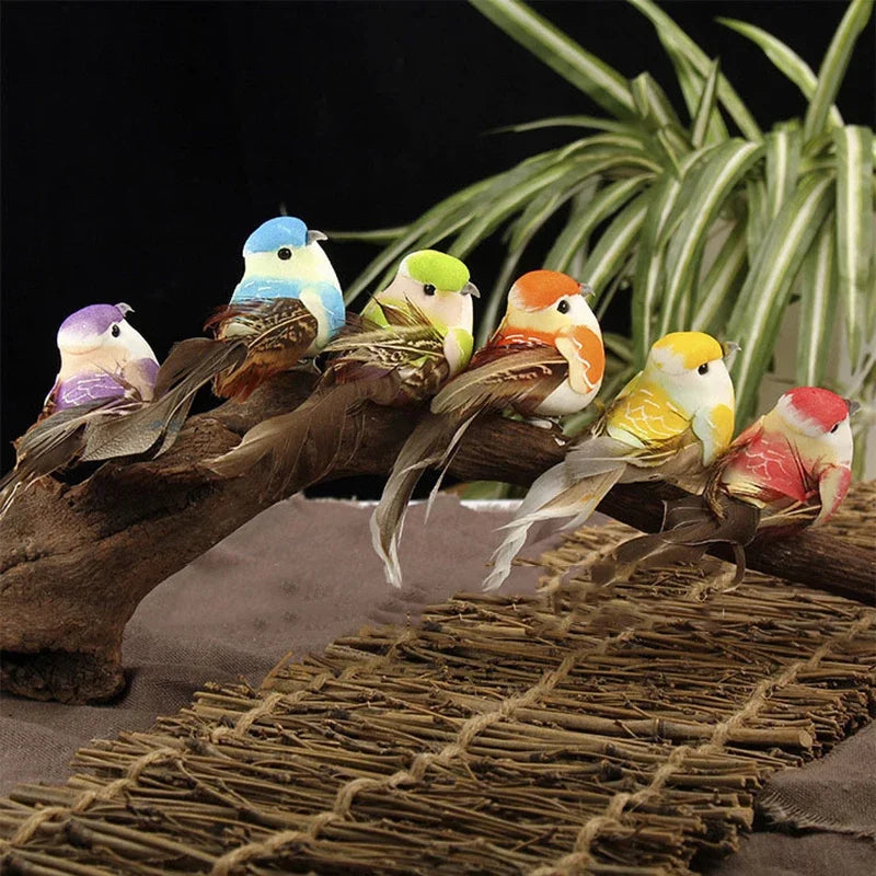 6 X Artificial Birds Fake