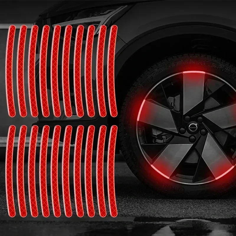 Car Wheel  Stripes Sticker