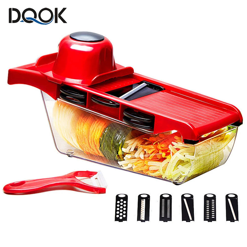 Vegetable Cutter with Steel Blade Slicer