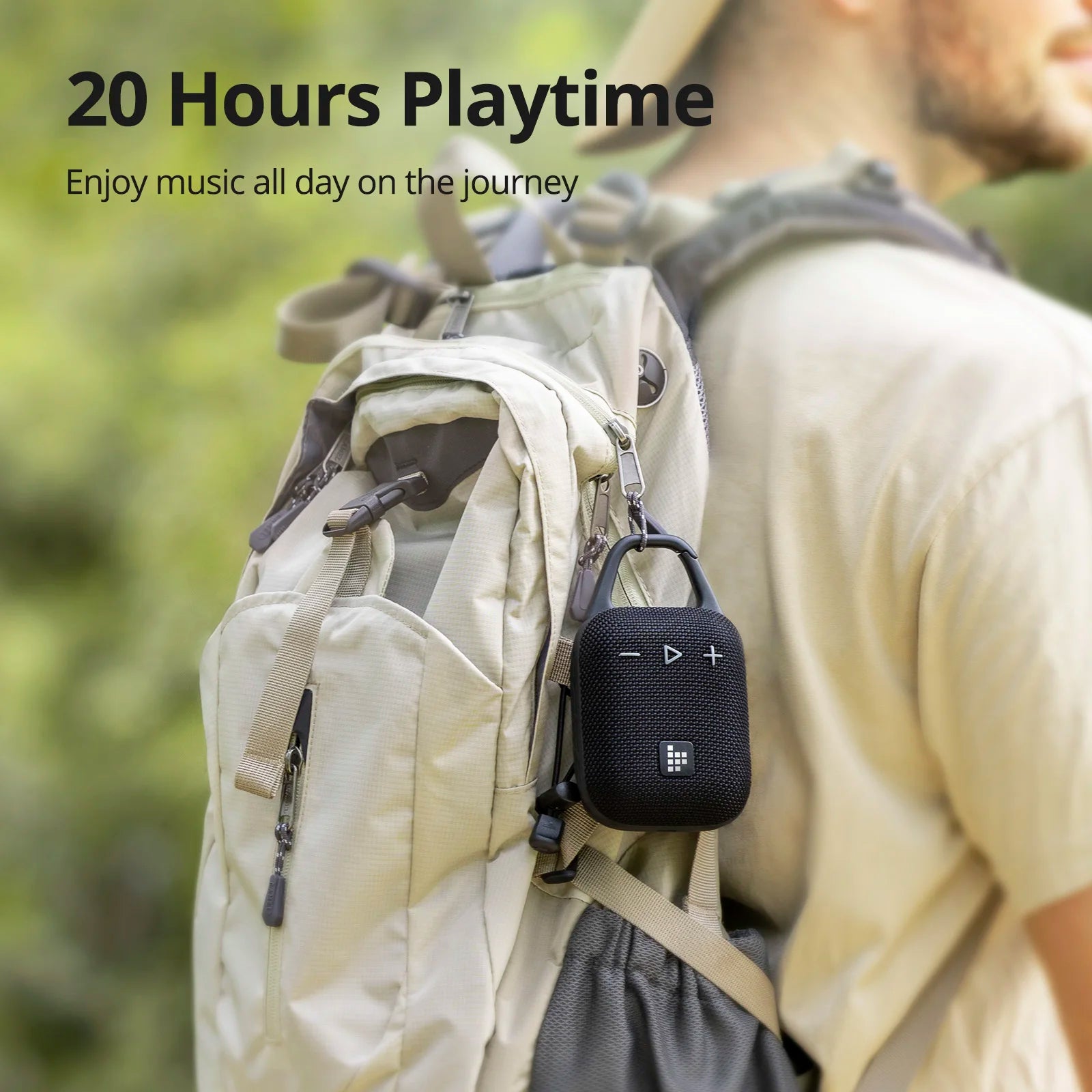 Portable Bluetooth Speaker with Hook