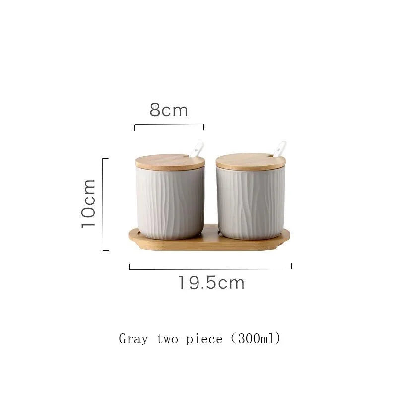 Nordic Ceramic Seasoning Jar