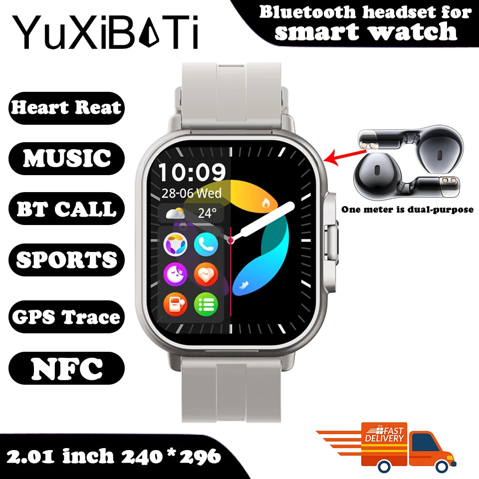 Smart Watch  With Earphone