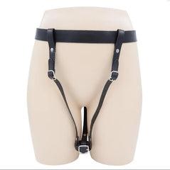 Leather Forced Orgasm Belt,