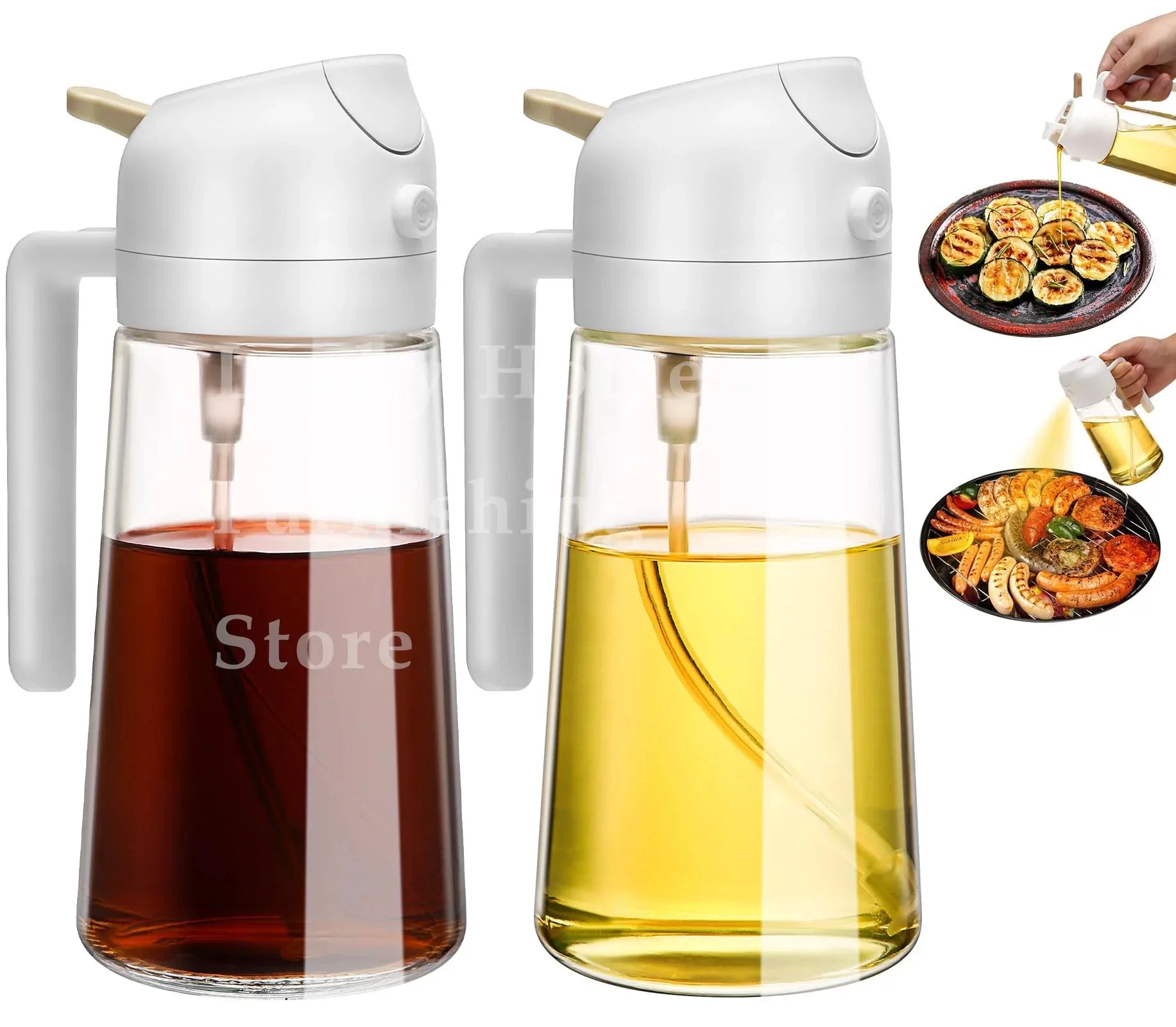 2in1 Olive Oil Dispenser Bottle