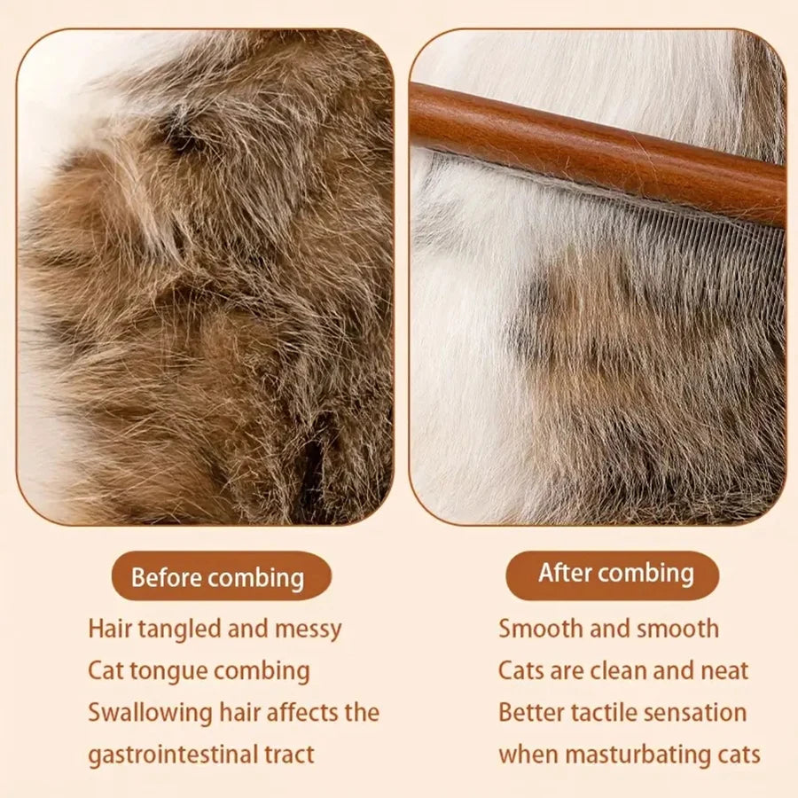 Pet  Solid Wood Comb