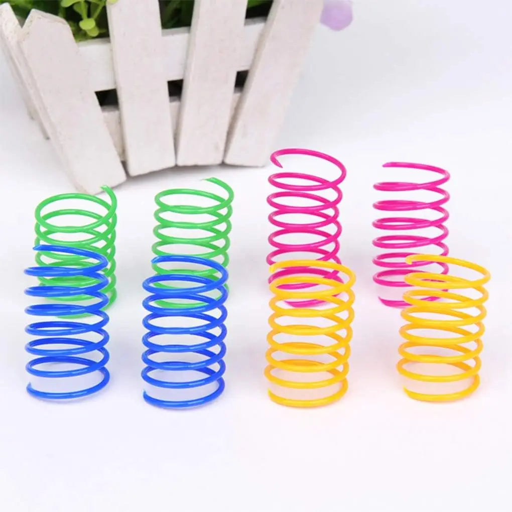 4/200Pcs Cat Spring Toy