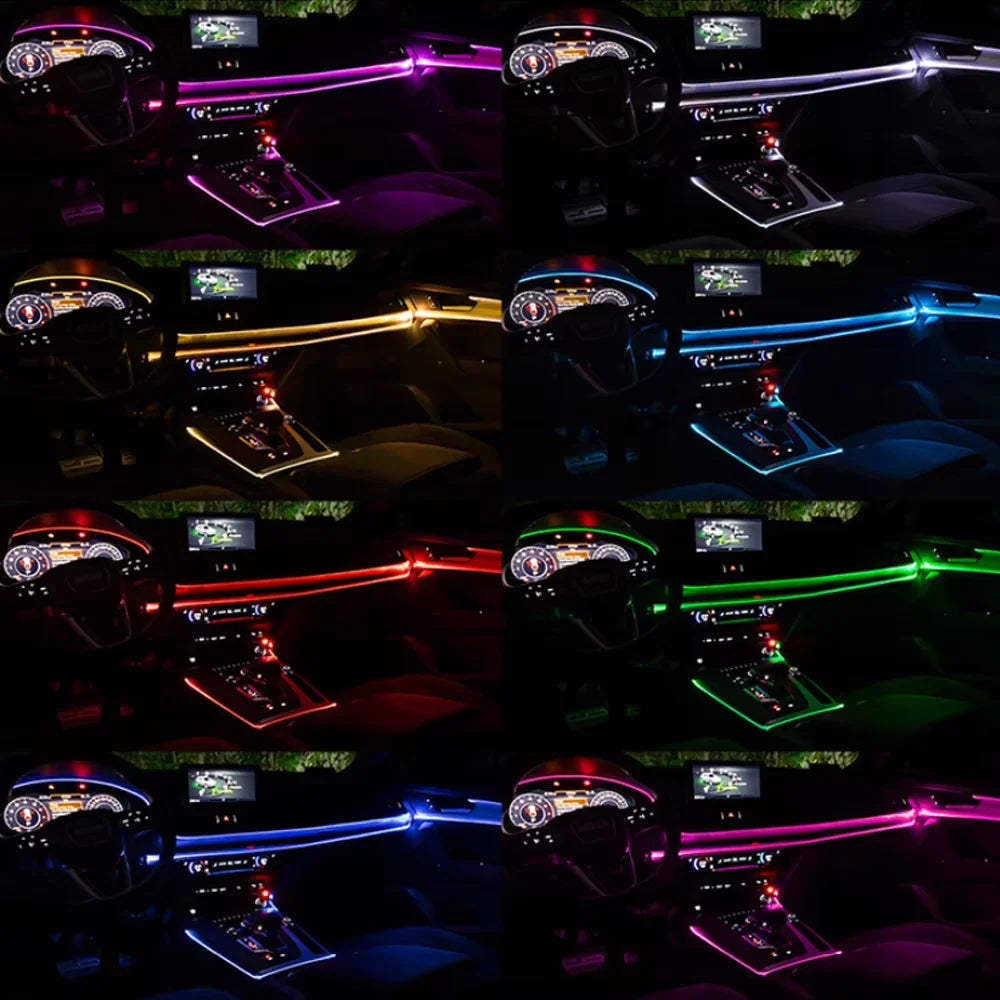 6 in 1 Led Car Interior  Strips Light