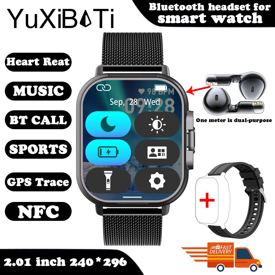 Smart Watch  With Earphone