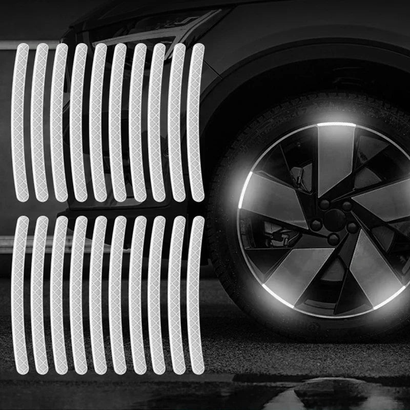 Car Wheel  Stripes Sticker