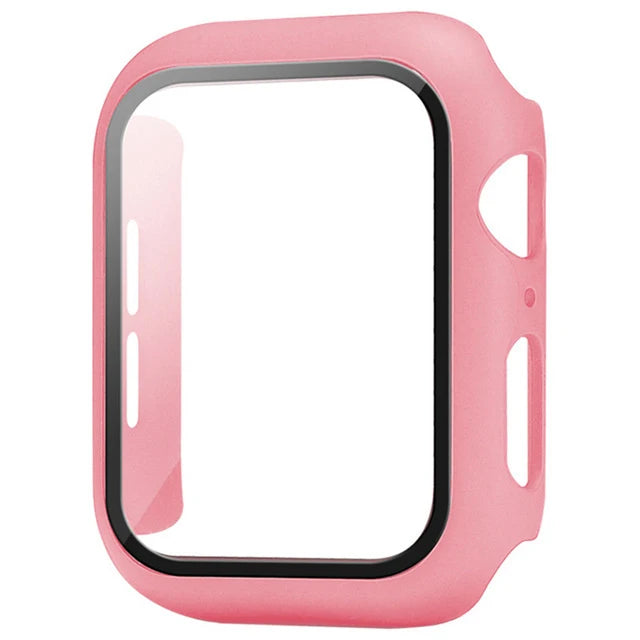 Tempered glass+Case for Apple Watch