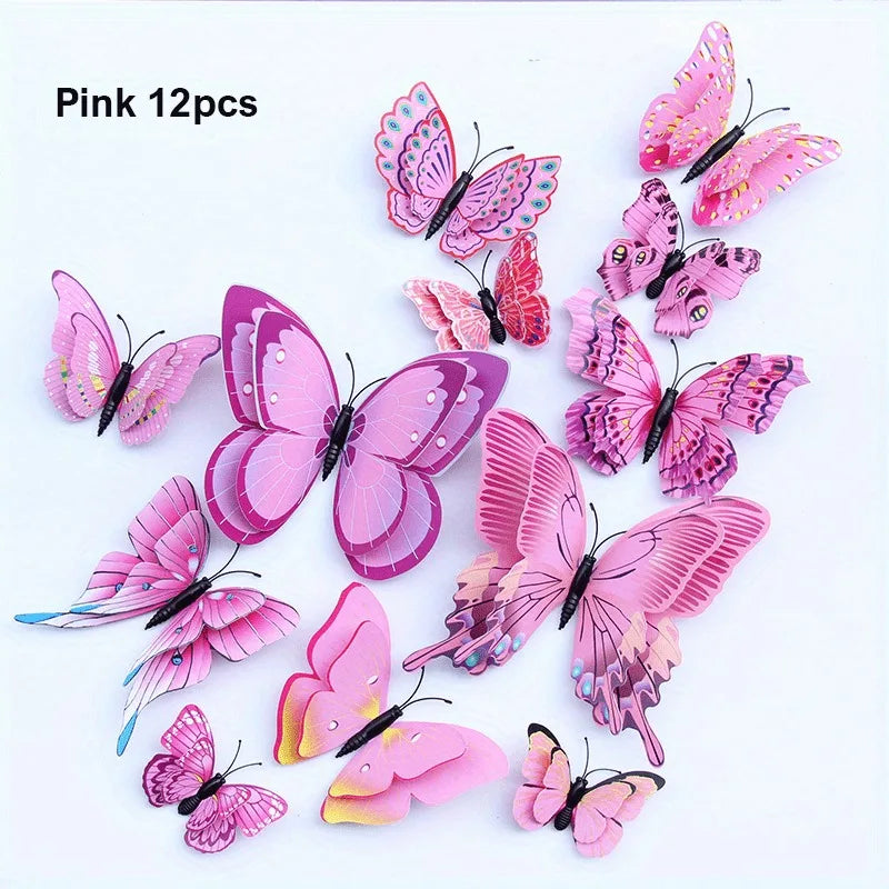 3D Double Layer  Wall Stickers