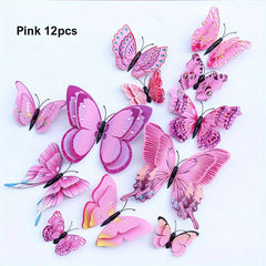 3D Double Layer  Wall Stickers