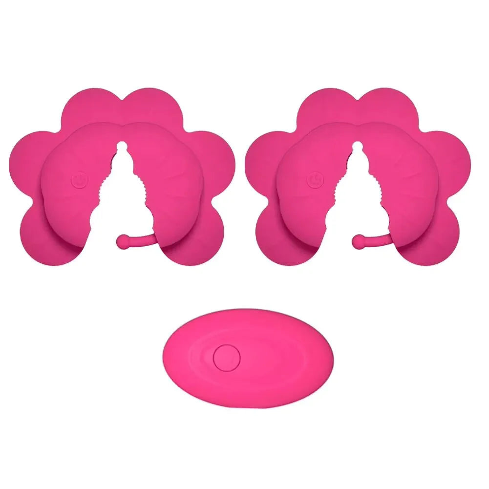 Adjustable Remote Control vibrating Nipple Clamps