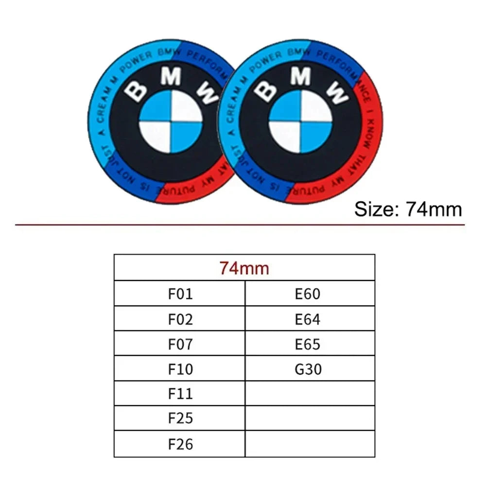 2PCS Car Cup Mat FOR BMW