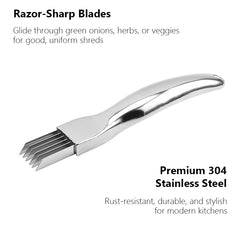 Green Onion  Chopped  Knife