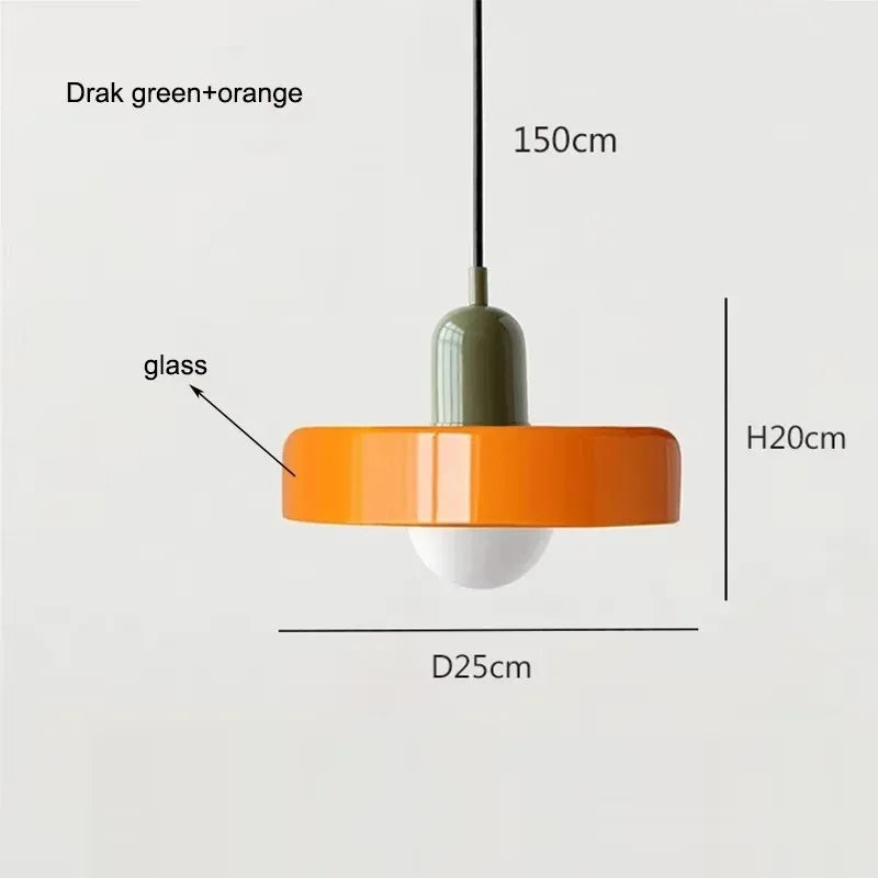 Retro Glass Pendant Lamps