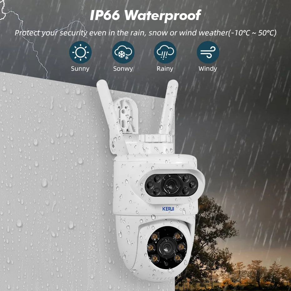 Dual Lens WiFi IP Camera