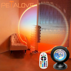 Vibrant Sunset Projection Light