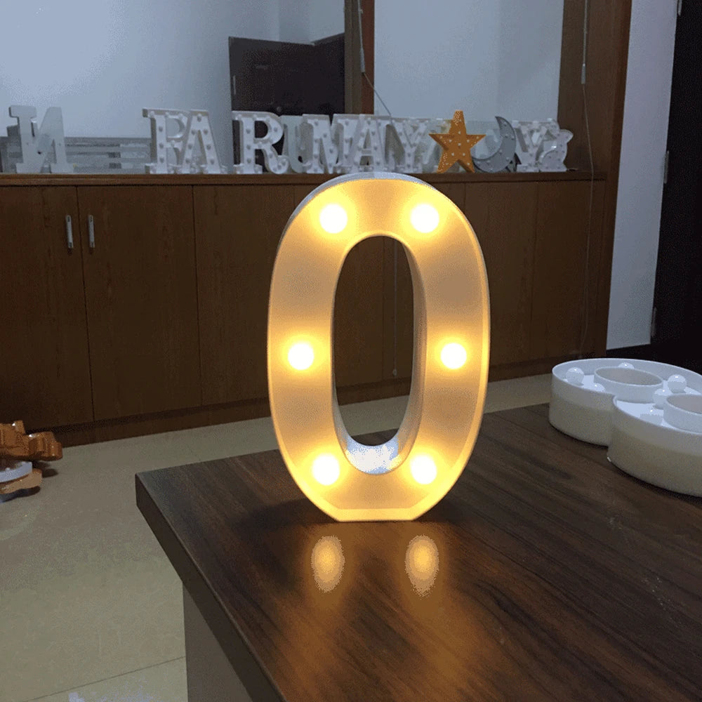 Luminous Number Lamp