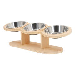 Cat 3 Bowls in 1 Feeder