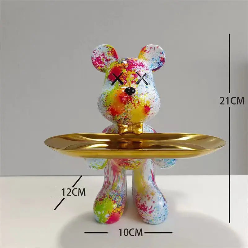 21cm Graffiti Bear Ornament