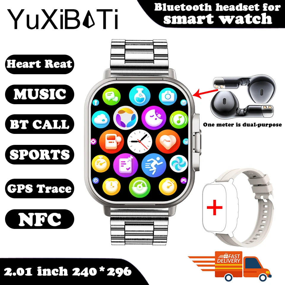 Smart Watch  With Earphone