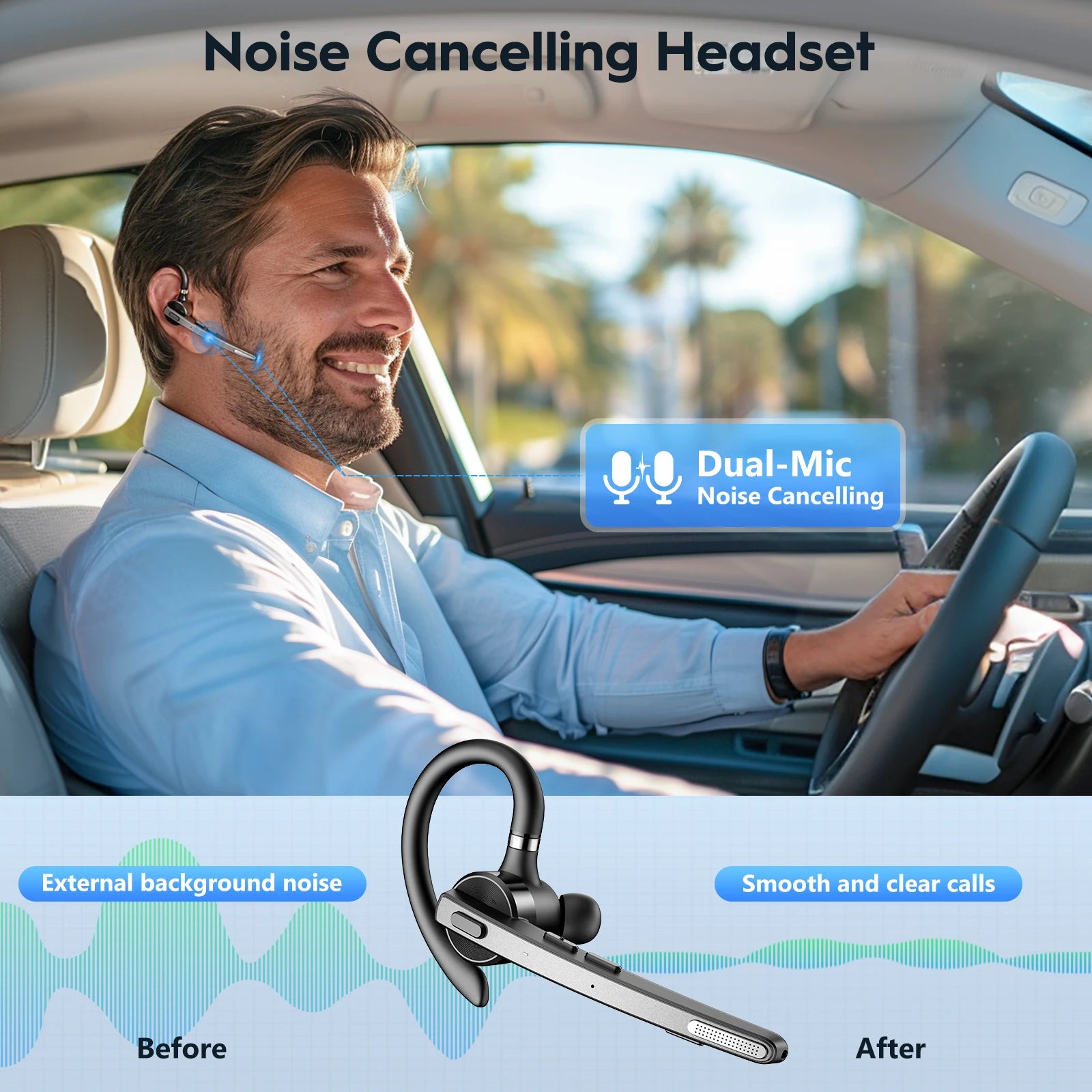 Noise Cancelling  Wireless Headphone