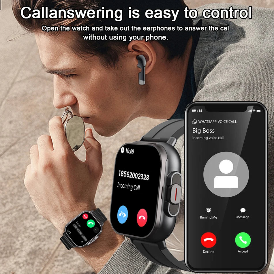 Smart Watch  With Earphone