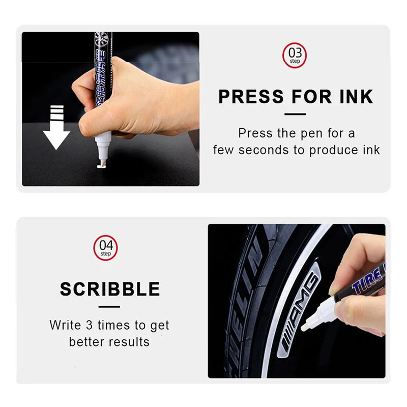 Car Tire Graffiti Pen