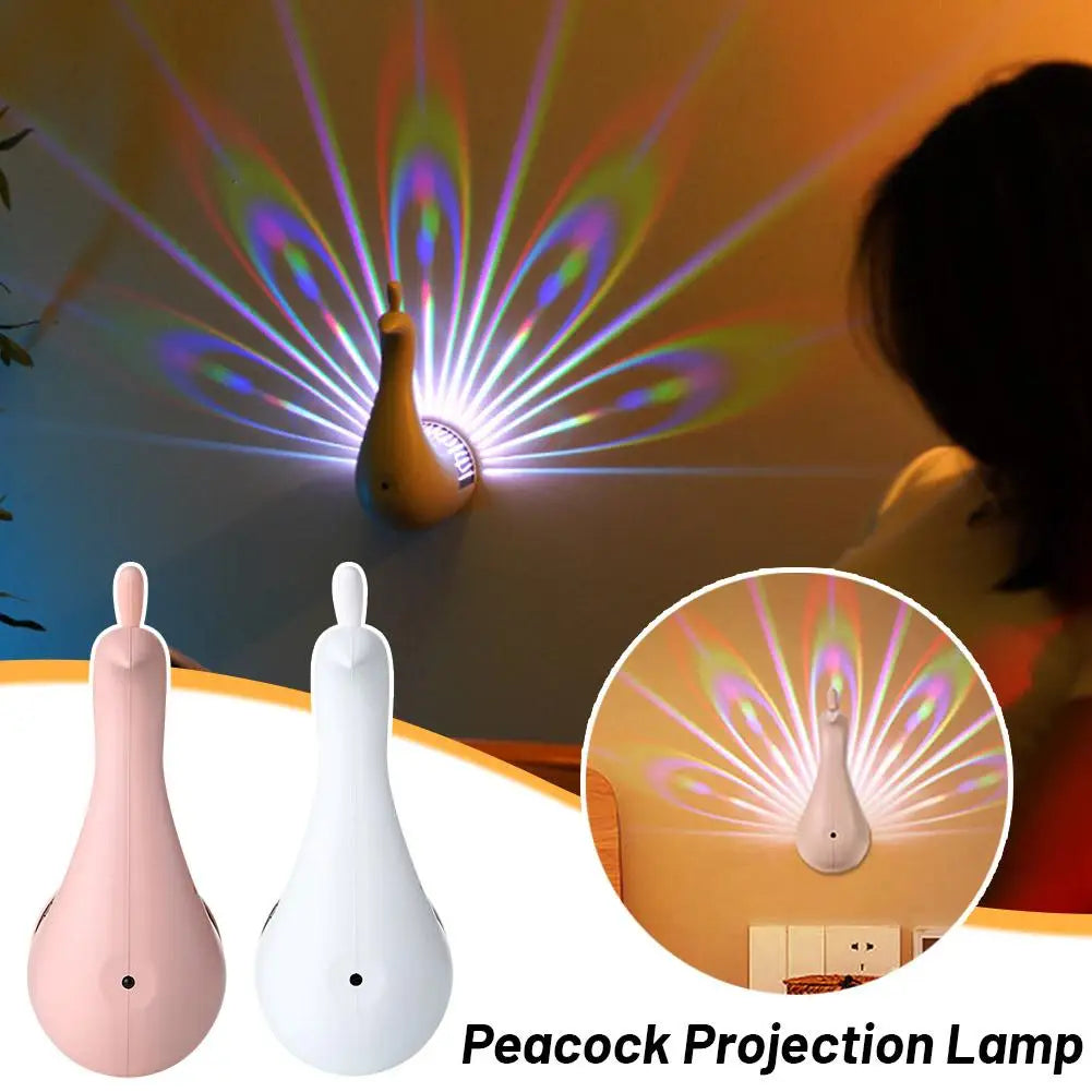Peacock Projector Lamp