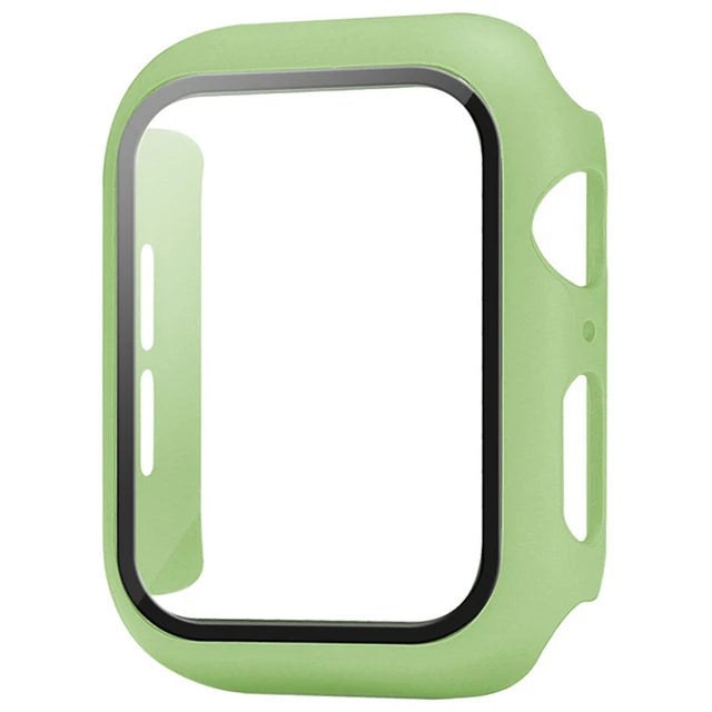 Tempered glass+Case for Apple Watch