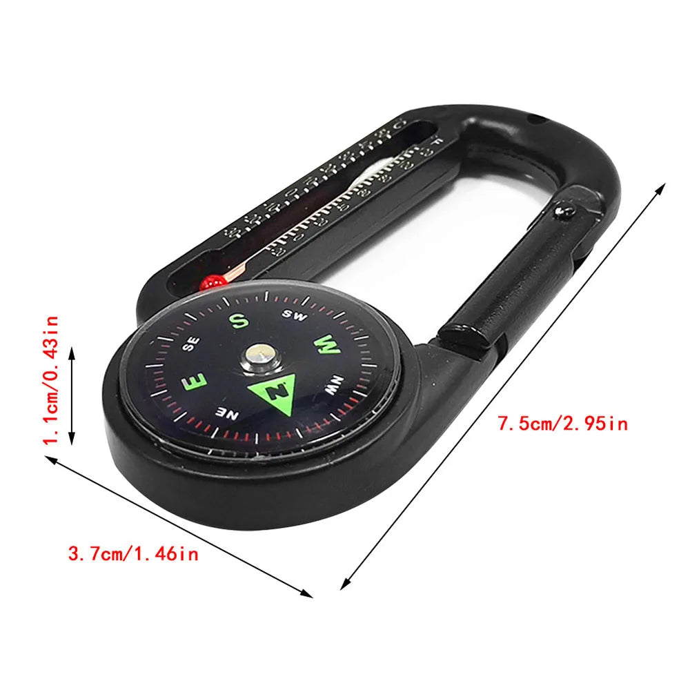 Outdoor Compass Carabiner