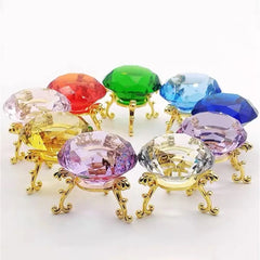 Crystal Diamond Shaped Paperweight