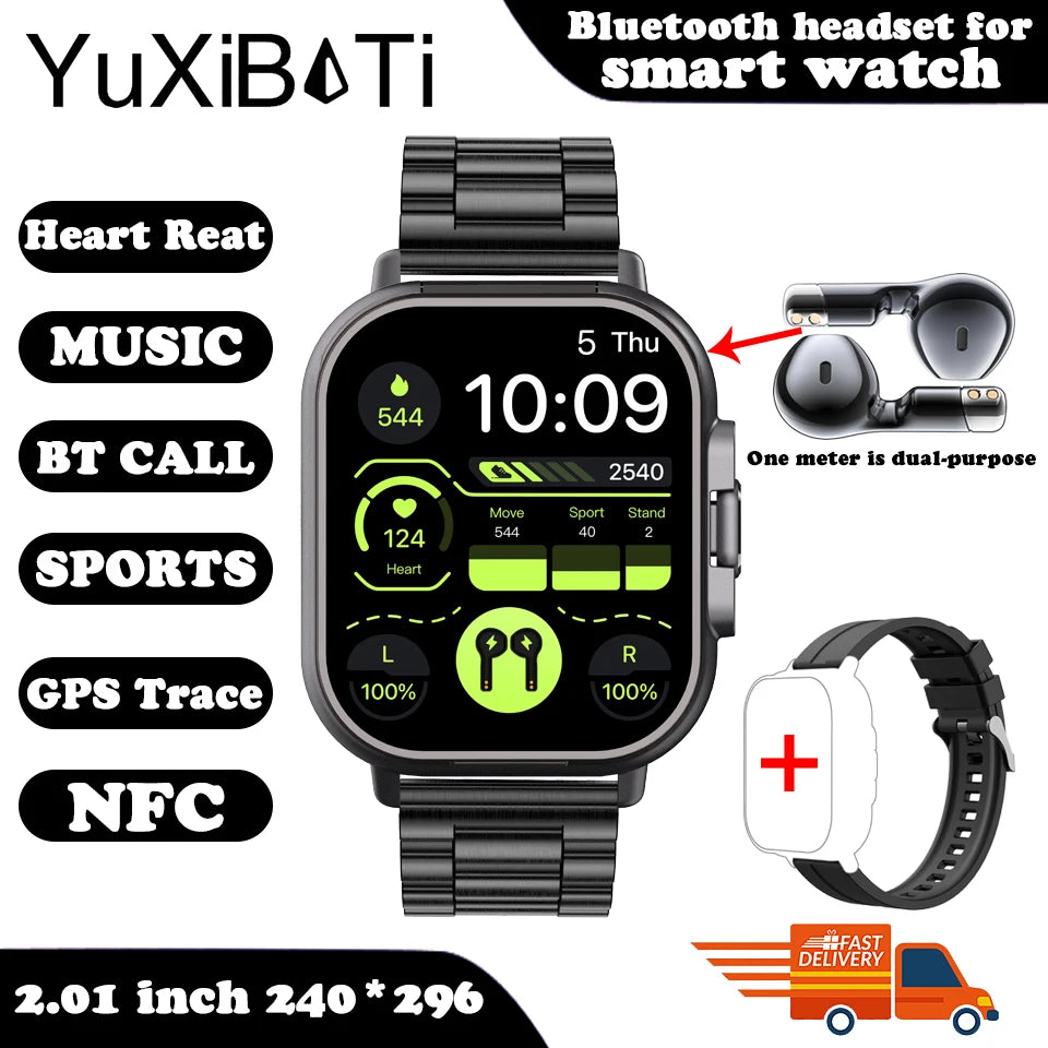 Smart Watch  With Earphone