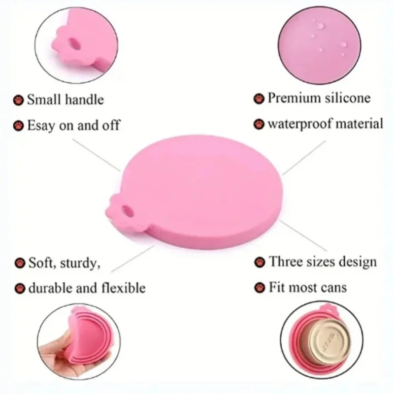 Reusable Silicone Pet Can Lid