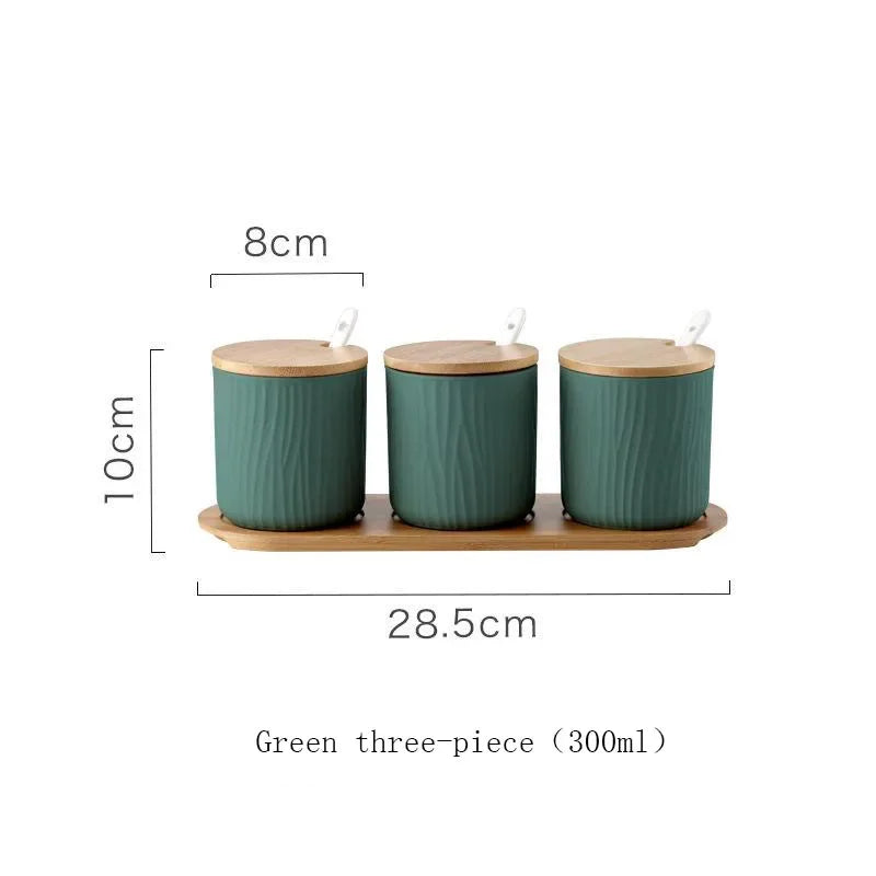 Nordic Ceramic Seasoning Jar