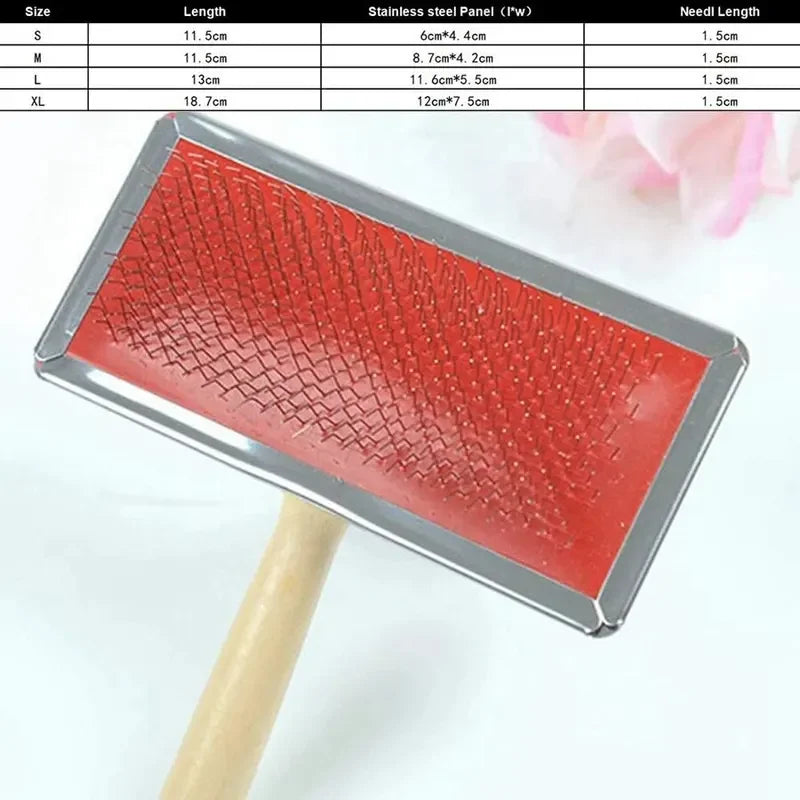 Pet  Wooden Handle Brushes