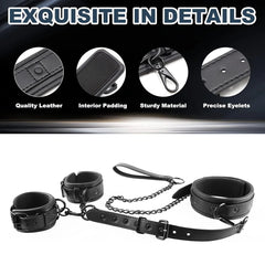 Neck to Wrist Bondage Restraints
