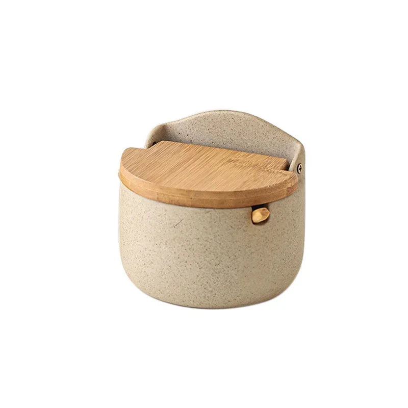 Japanese Style Ceramic Seasoning Jar