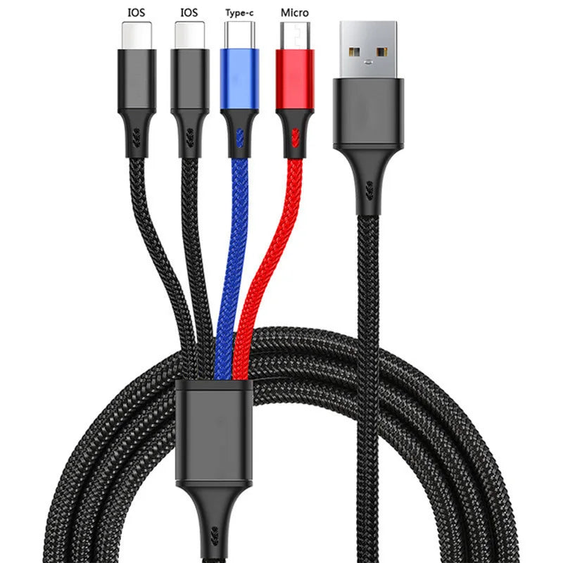 3 In 1 USB  Fast Charging Cable