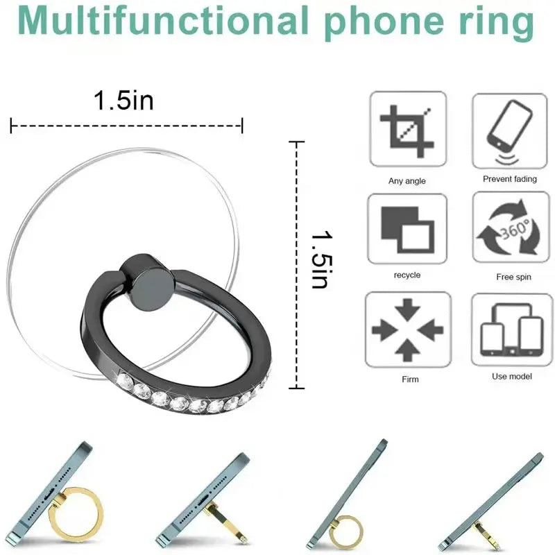 Diamond Cell Phone Ring Holder