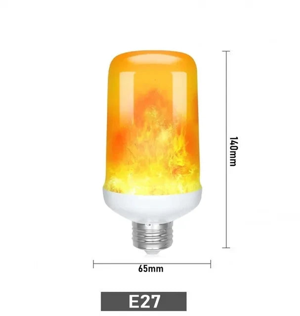 LED Dynamic flame effect light