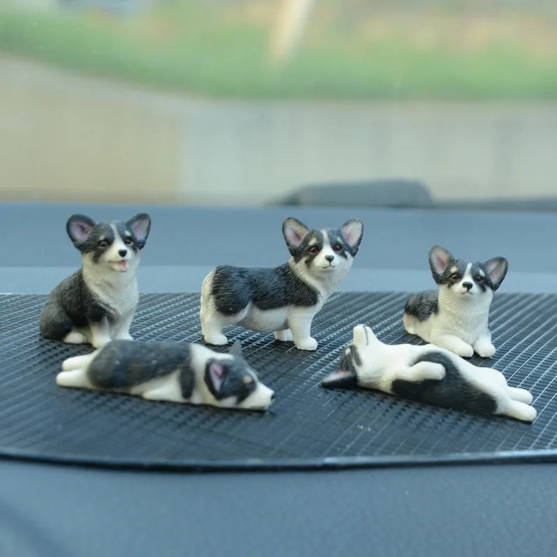 Mini Corgi  Decoration Resin Crafts