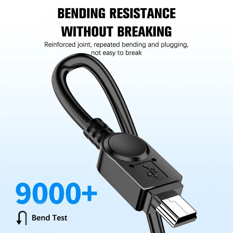 Mini USB Cable To  Data Charger Cable