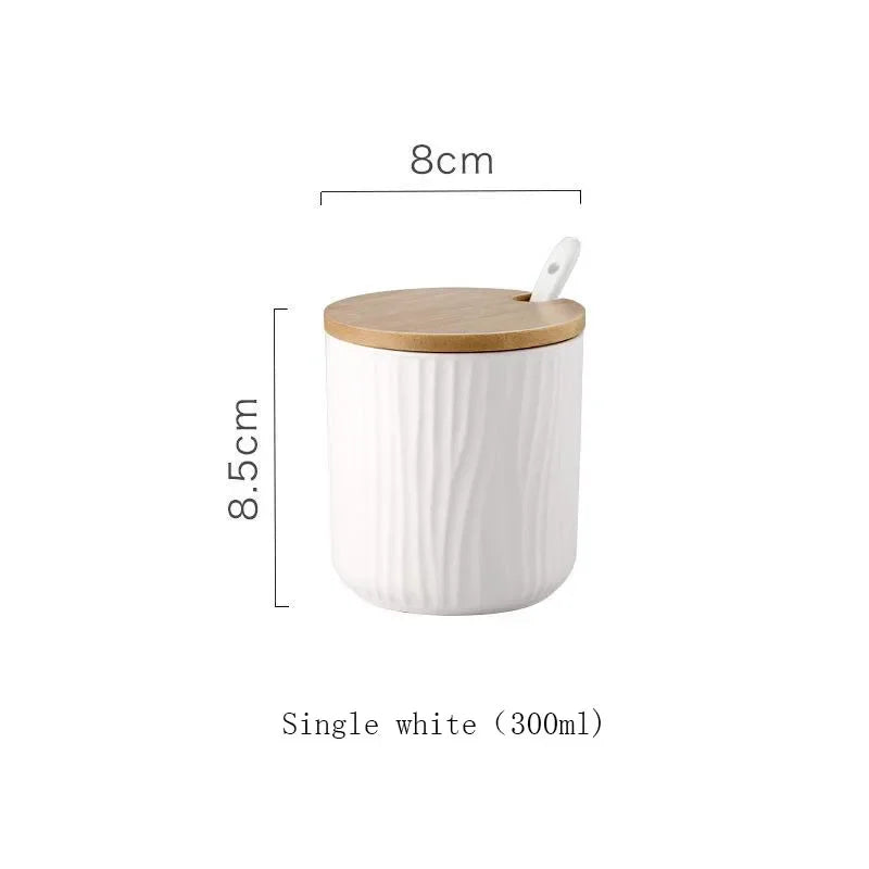 Nordic Ceramic Seasoning Jar