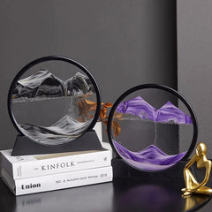3D Hourglass  Moving Sand Art