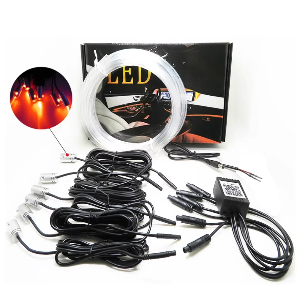 6 in 1 Led Car Interior  Strips Light